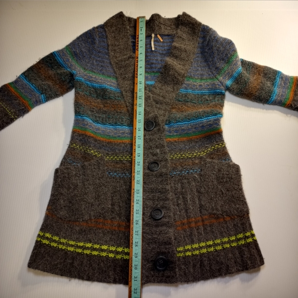 Free People WOOL Sweater Sz Large - Picture 9 of 12